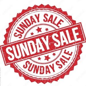 Sunday sale!!